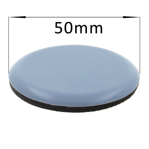50mm Round Self Adhesive Ptfe Furniture Glides Sliders Pads Feet Tables Chairs Sofas Feet Floor Protectors  Lifeswonderful Rubberferrules Product Image 001 